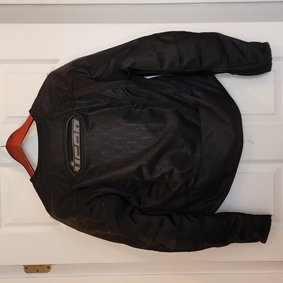 ANTHEM Mesh Padded Black Riding Jacket ICON MOTOSPORTS XS - Picture 7 of 12